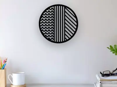 Wall Art 3D print model 6