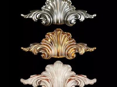 Classic carved 115 3D model