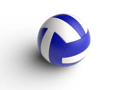 Voleyball Ball M01B Low-poly 3D model