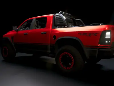 2021 Dodge RAM TRX 3D Model 3D model