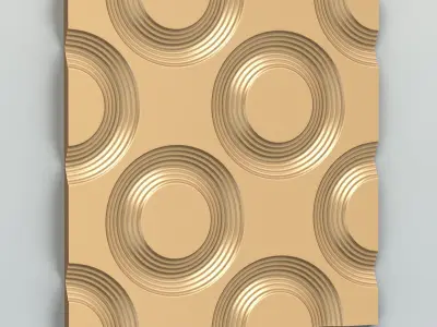Wall panel 009 3D model