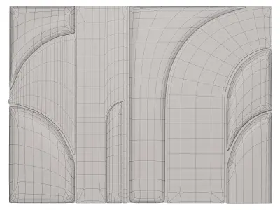 Panel 3D model 16