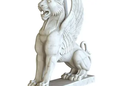 Griffin sculpture 3D model