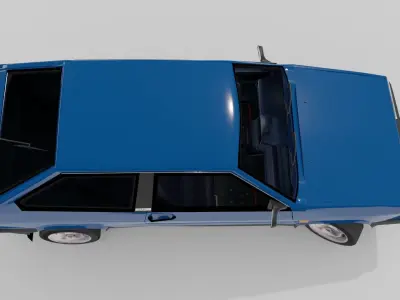 Lada Sputnik Samara 1984 3D model