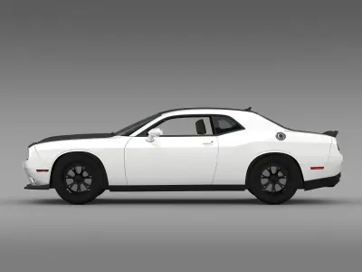 Dodge Challenger TA Concept LC 2014 3D model