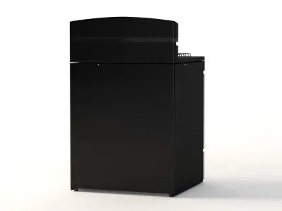 Amana 5 1 Cu Ft Gas Oven Range With Sealed Gas Burners   3D model