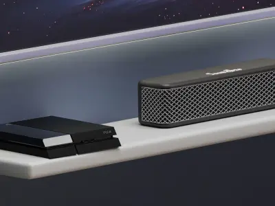 Living room cinema interior 3D model