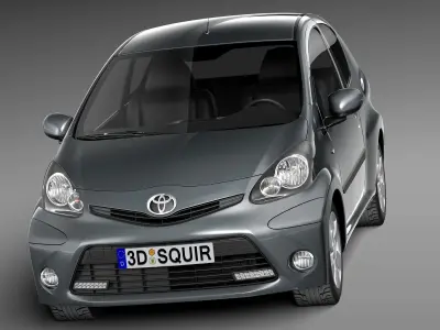 Toyota Aygo 3-door 2013 3D model