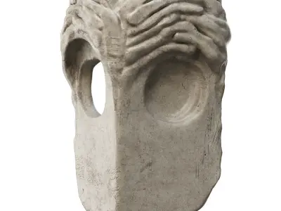 Decorative abstract sculpture  3D model