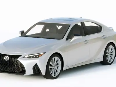 Lexus IS F Sport 2021 3D model