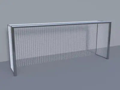 Simple Soccer-Football Goal  Free 3D model