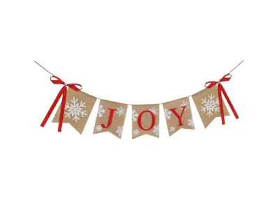 Wreath Joy - Guirnalda Alegria  Low-poly 3D model