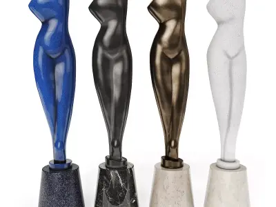 Archipenko Alexander Torso Sculpture 3D model