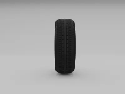 High Quality Realistic Tires Low-poly 3D model
