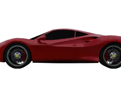 Ferrari 488 3D model