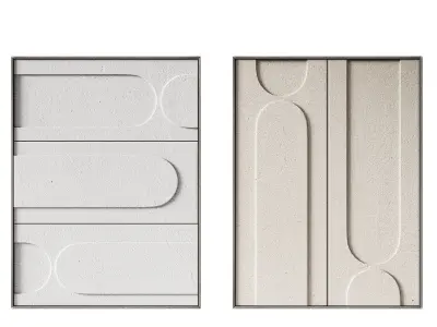 Wall art Arches Modern minimal artwork 3D model