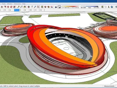 Sketchup Sport - Stadium 101 3D model