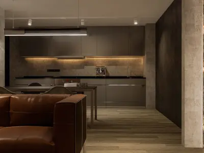 Modern living - A 3D model