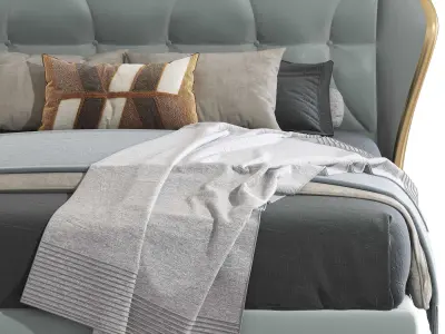 Excellent Platform Bed 3D model