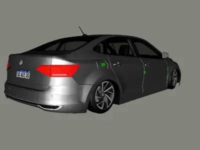 Volkswagen Virtus 2018 - DFF 3D model