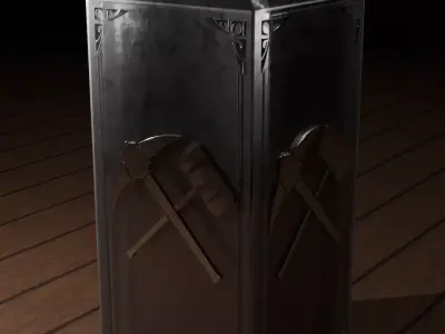 Dwarven Bottle - Flask 3D model