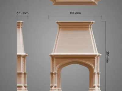 Fireplace Sunbury - 3D printing 3D print model