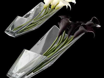 Vase Callas Baccarat 3D model