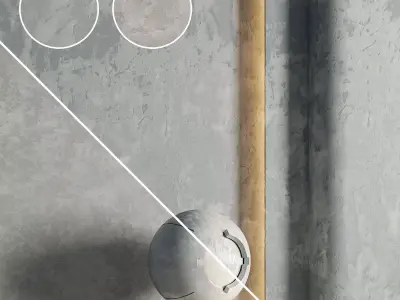 2 Mats - Decorative Plaster 03 - PBR - 4K Texture