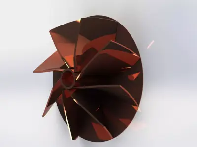 Impeller 8 Fan  3D print model