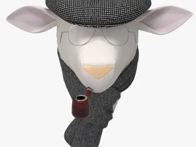 Soft Sheep Rene 3D model