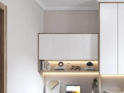 tatami Modern bedroom 3D model