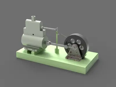 STEAM ENGINE 3D print model