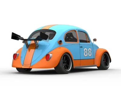 bettle car  3D model