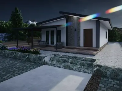 Casa de campo 3D model