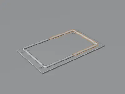 wooden table  Free 3D model