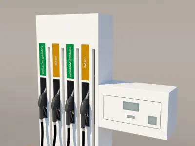 Fuel Dispenser 3D model
