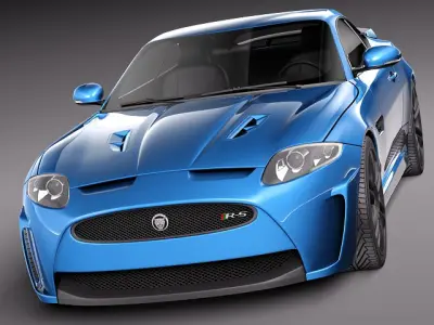 Jaguar XKR-S 2012 3D model