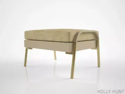 Holly Hunt Harlow Ottoman 3D model