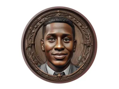 Rodrygo Footballer Medallion 3D print model