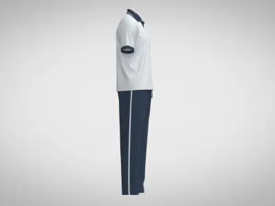 Casual Sport Outfit 2 3D model