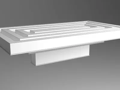 Box Chandelier 3D model