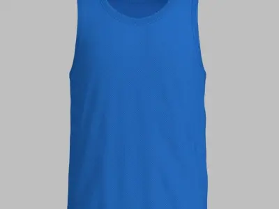 Basketball Jersey Low-poly 3D model