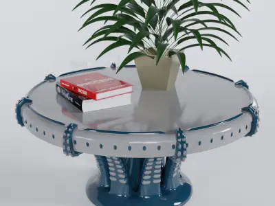 Round Octopus Table 3D model