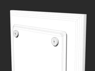 Glass Photoframe 3D model