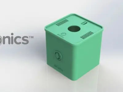 Square Lid - 3Dponics Cube System Free 3D print model