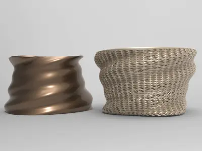 Vase Voronoi 25 3D print model