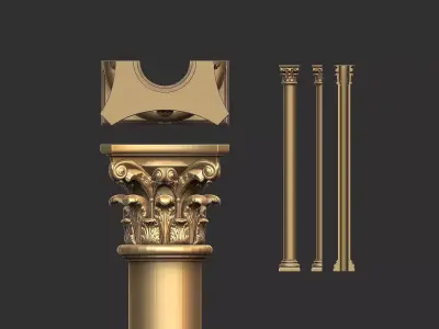 Columns Classical  Decoration N7 3D model