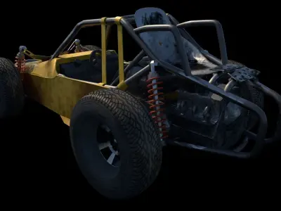 PUBG Buggy 3D model