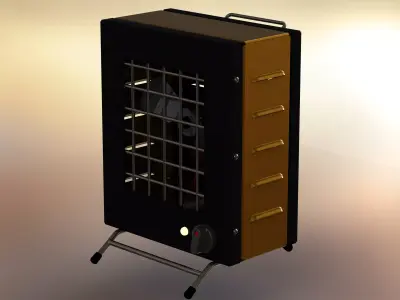 Portable Electric Space Heater 3D model