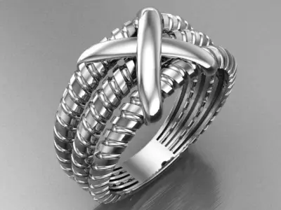 cross ring 3D print model